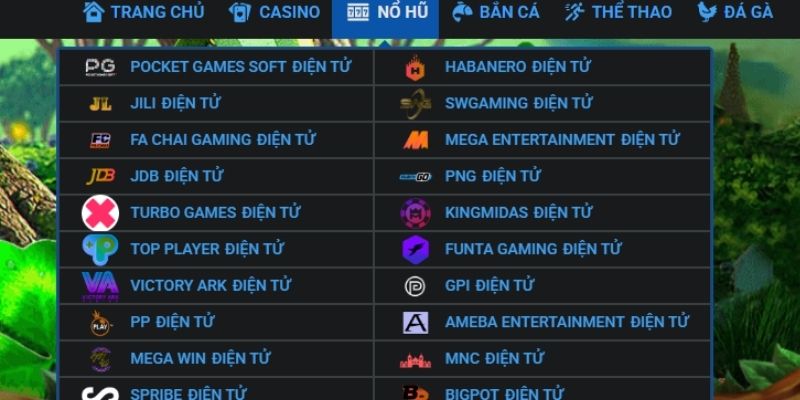 Các sảnh nổ hũ yêu thích tại RR88