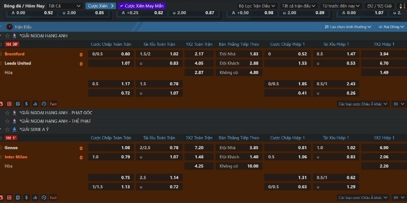 Trải nghiệm xem trận trực tiếp tại RR88